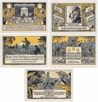 Купить Германия (Брауншвейг: Эшерсхаузен) набор из 5 нотгельдов 1921