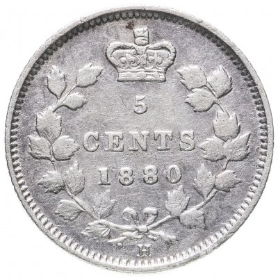 купить Канада 5 центов (cents) 1880