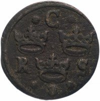 купить Швеция 1/4 эре 1634
