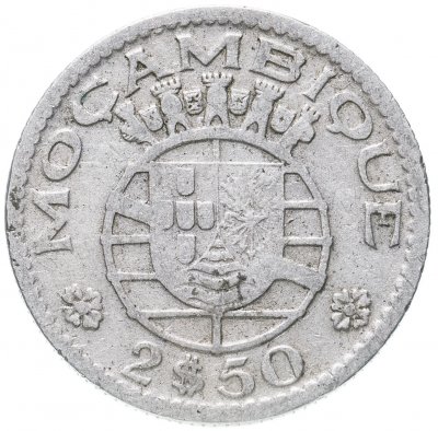 купить Мозамбик 2,5 эскудо (escudos) 1953