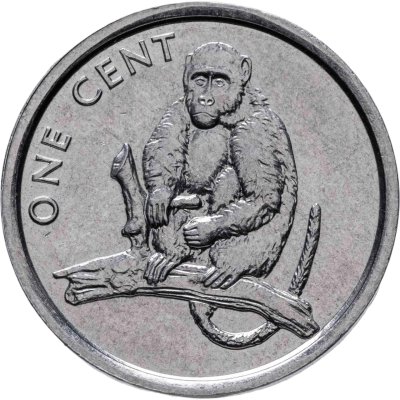 купить Острова Кука 1 цент (cent) 2003 "Обезьяна"