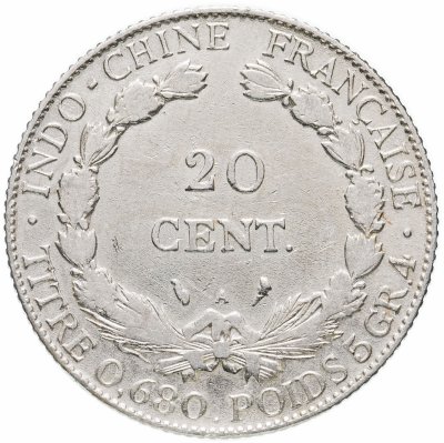 купить Французский Индокитай 20 сантимов (centimes) 1925