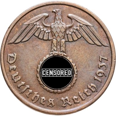 купить Германия (Третий рейх) 2 рейхспфеннига (reichspfennig) 1937 A