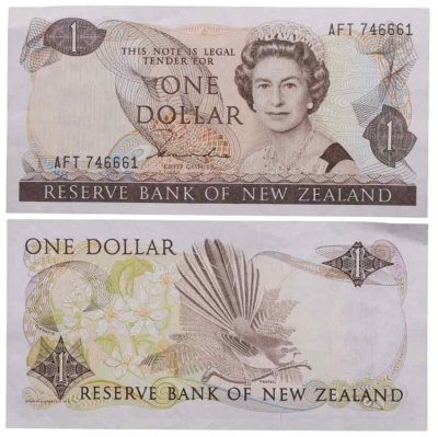 купить Новая Зеландия 1 доллар 1981-1992