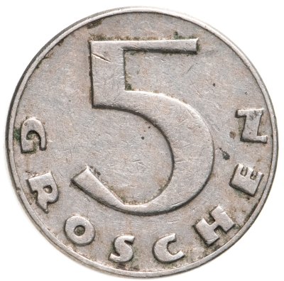 купить Австрия 5 грошей (groschen) 1931