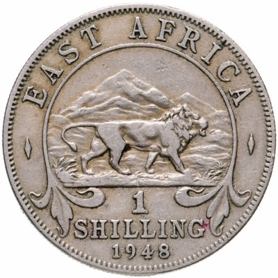 купить Британская Восточная Африка 1 шиллинг (shilling) 1948