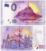 Купить 0 евро (euro) "Аббатство Мон-Сен-Мишель" 2017 3-серия 1-выпуск (UE BF-3)