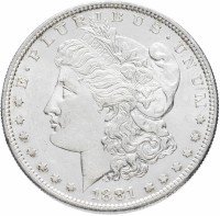 Купить США 1 доллар 1881 S (Моргановский доллар)