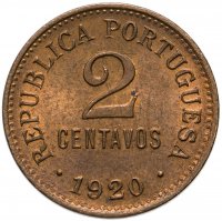 купить Португалия 2 сентаво (centavos) 1920