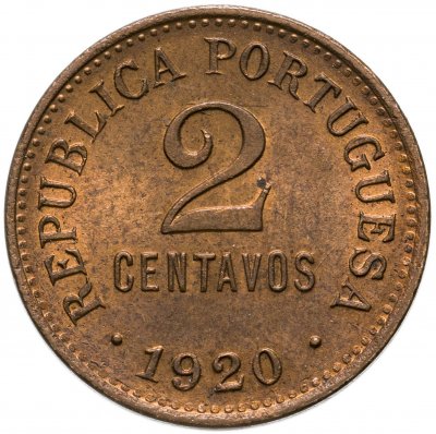 купить Португалия 2 сентаво (centavos) 1920