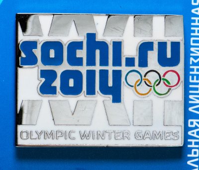 купить Значок Сочи 2014 "XXI Олимпийские зимние игры" Вариант 3