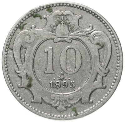 купить Австрия 10 геллеров (heller) 1895