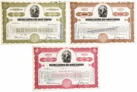 купить Акция США Virginia Electric And Power Company , Набор из 3-х штук, 1950-1972 г.