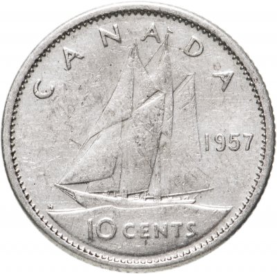 купить Канада 10 центов (cents) 1953-1964, случайный год