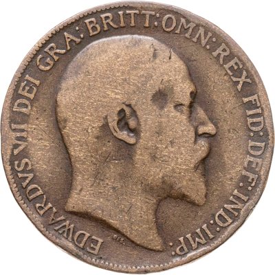 купить Великобритания 1 пенни (penny) 1909