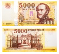 Купить Венгрия 5000 форинтов 2016 Pick 205a