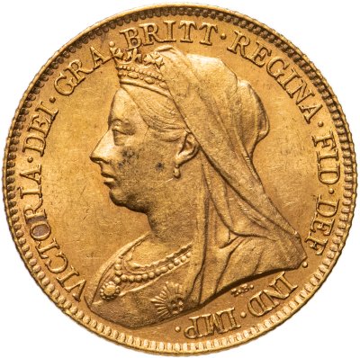 купить Великобритания 1/2 соверена (полсоверена, half sovereign) 1898