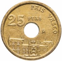 купить Испания 25 песет (pesetas, ptas) 1993 "Страна Басков"
