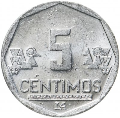 купить Перу 5 сентимо (centimos) 2007-2018, случайная дата