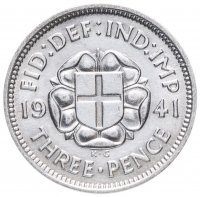 купить Великобритания 3 пенса (pence) 1941