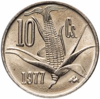 Купить Мексика 10 сентаво (centavos) 1977
