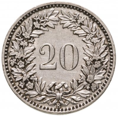 купить Швейцария 20 раппенов (rappen) 1912