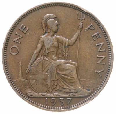 купить Великобритания 1 пенни (penny) 1937