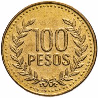 купить Колумбия 100 песо (pesos) 2011-2012