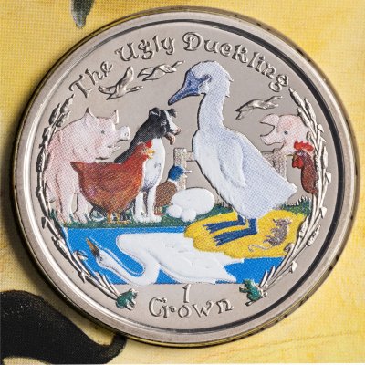 купить Остров Мэн 1 крона (crown) 2005 «Гадкий утёнок»