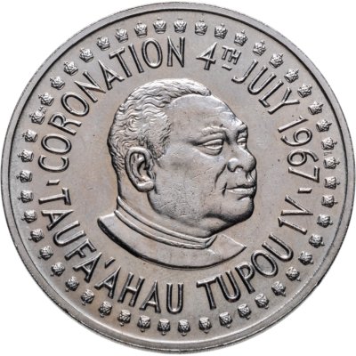купить Тонга 2 паанга (pa'anga) 1967 Коронация Тауфа’ахау Тупоу IV