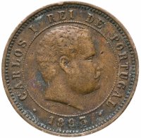 купить Португалия 5 рейс (reis) 1893