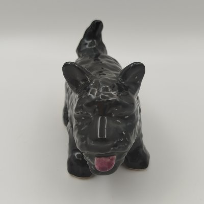 купить Статуэтка "Скотч-терьер" ("Манюня"), скульптор И.Г. Фрих-Хар, фаянс, роспись, Конаковский фаянсовый завод им. М.И. Калинина (ЗиК Конаково), СССР, 1950-1970 гг.