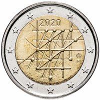 Купить Финляндия 2 евро (euro) 2020 "100 лет университету Турку"