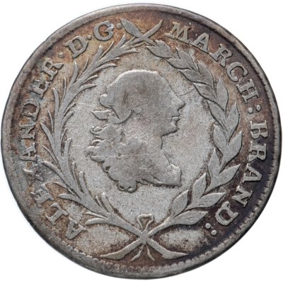 купить Германия, Бранденбург-Ансбах 20 крейцеров 1763