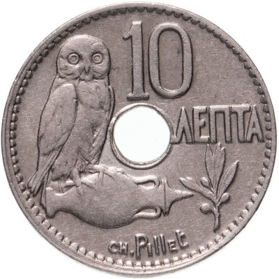 купить Греция 10 лепт 1912