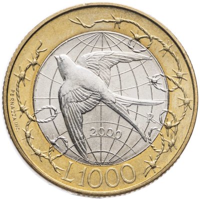купить Сан-Марино 1000 лир (lire) 2000