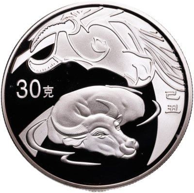 купить Монетовидный жетон Китай 2009 "Лунный календарь - Год быка"
