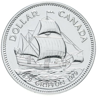 купить Канада 1 доллар (dollar) 1979 "300 лет кораблю "Грифон"