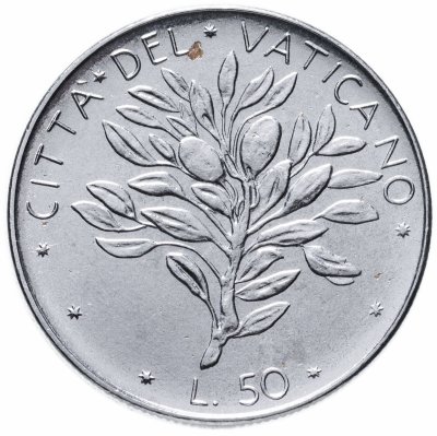 купить Ватикан 50 лир (lire) 1975