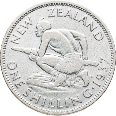 купить Новая Зеландия 1 шиллинг (shilling) 1937