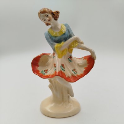 купить Статуэтка "Танцовщица", фаянс, роспись, Западная Европа, 1930-1960 гг.