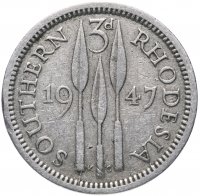 купить Южная Родезия 3 пенса 1947
