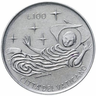 купить Ватикан 100 лир (lire) 1969