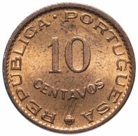 Купить Португальская Индия 10 сентаво (centavos) 1959
