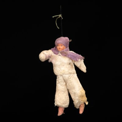 купить Игрушка ёлочная "Мальчик", вата, клейстер, папье-маше, роспись, СССР, 1930-1950 гг.