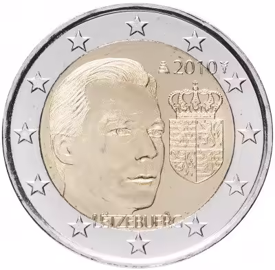 купить Люксембург 2 евро 2010 "Герб великого герцога Люксембурга"