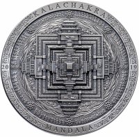 купить Монголия 2000 тугриков 2019 года "Археология и символизм - Калачакра мандала ", в футляре с сертификатом