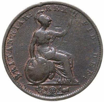 купить Великобритания 1/2 пенни (penny) 1834