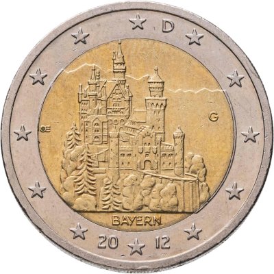 купить Германия 2 евро 2012 D "Федеральные земли Германии: Бавария"