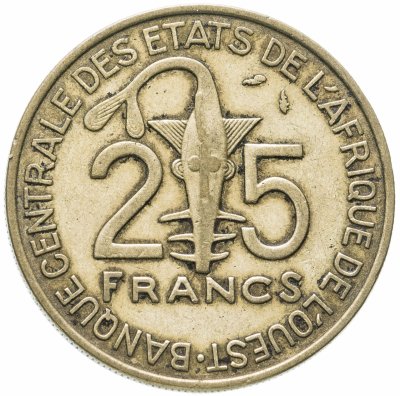 купить Западная Африка (BCEAO) 25 франков (francs) 1982